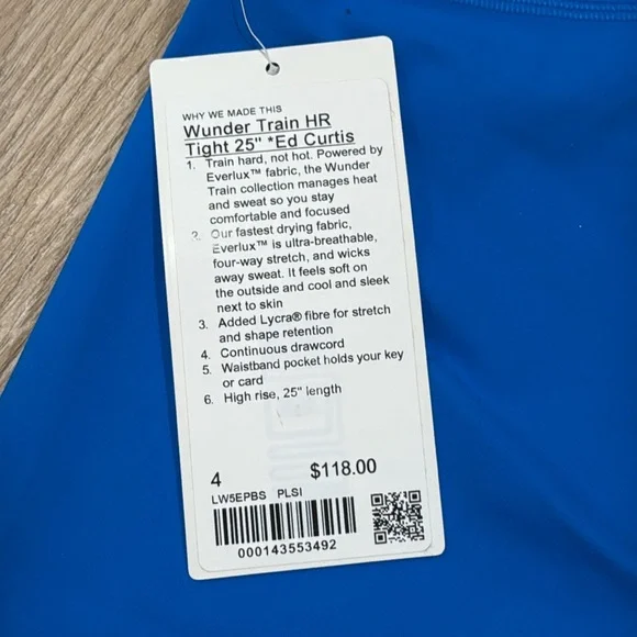 lululemon winder train HR 25” *ed curtis - Picture 3 of 3